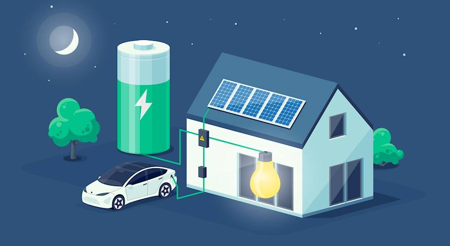 night time battery